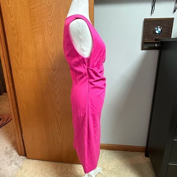 Diane Von Furstenberg‎ Layne draped jersey dress pink size 8 - Picture 6 of 15